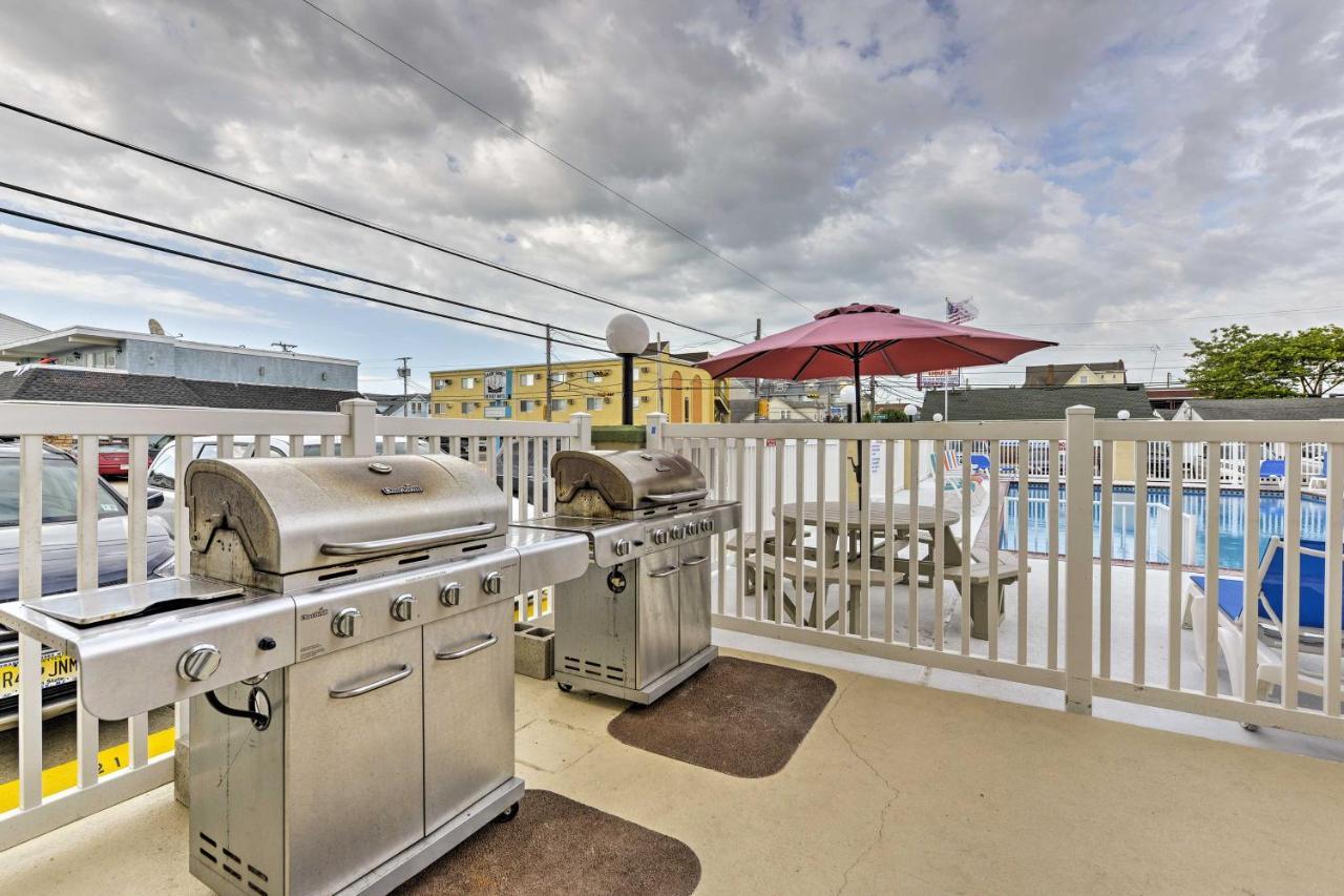 North Wildwood Condo With Pool, Walk To Boardwalk! エクステリア 写真