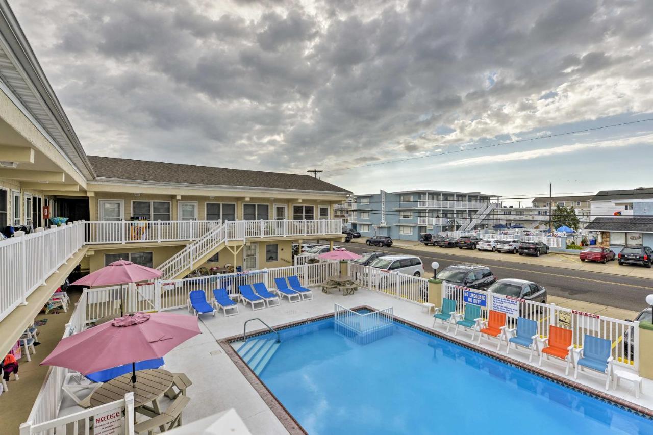 North Wildwood Condo With Pool, Walk To Boardwalk! エクステリア 写真